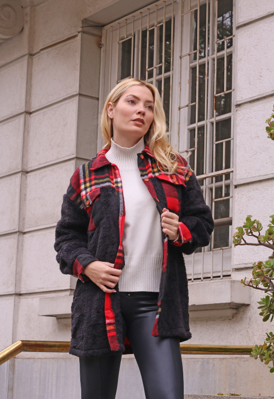 CHAQUETA LEÑADORA  RESTLESS URBAN ROJA